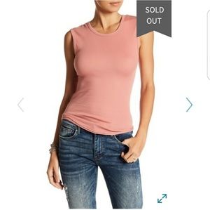 Intimately Free People Surplice Tank Rose sz L